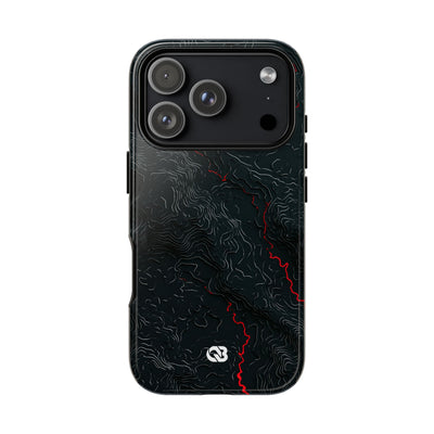 Crimson Rift · Tough Phone Case for iPhone · Black