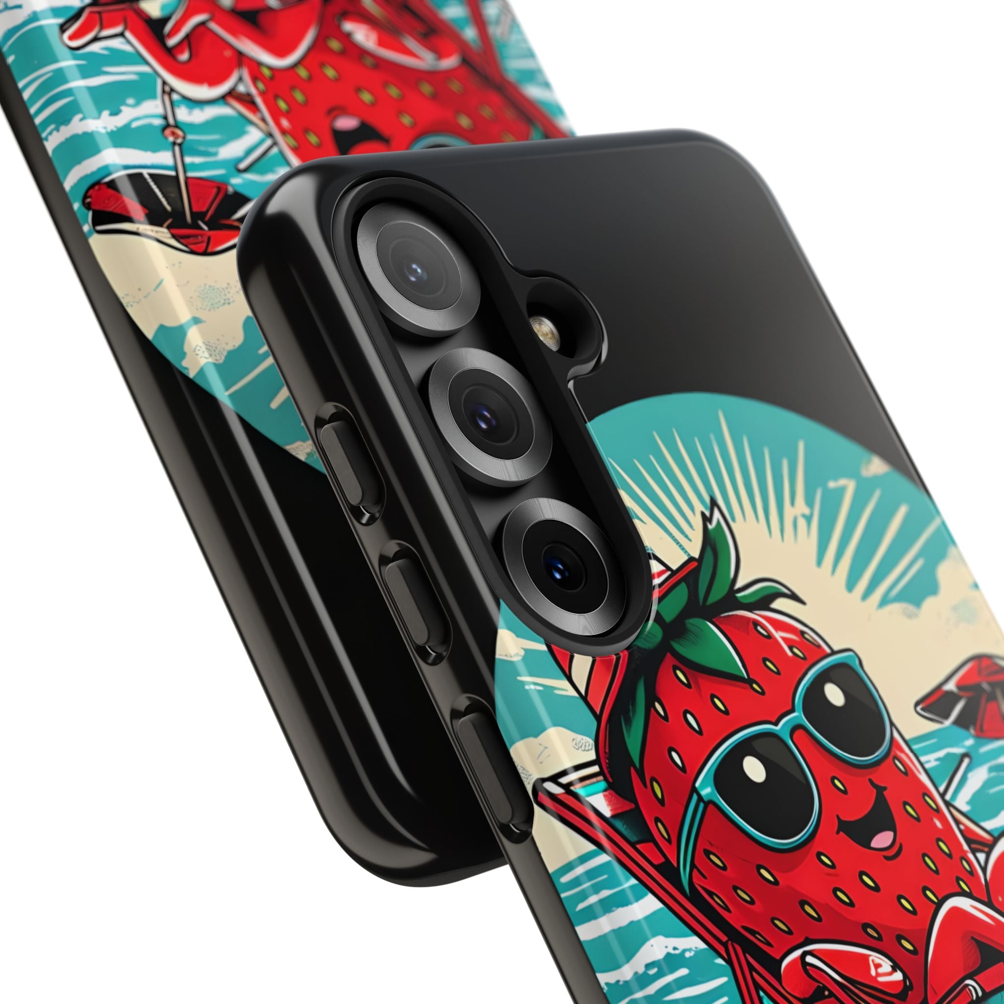 Retro Coastal Berry · Tough Mobilskal för Samsung