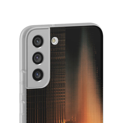 Luminous Grid · Lite Phone Case for Samsung · Black
