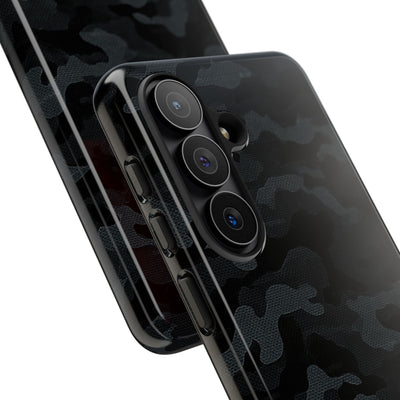 Blackout Urban Camo · Tough Phone Case for Samsung · Black