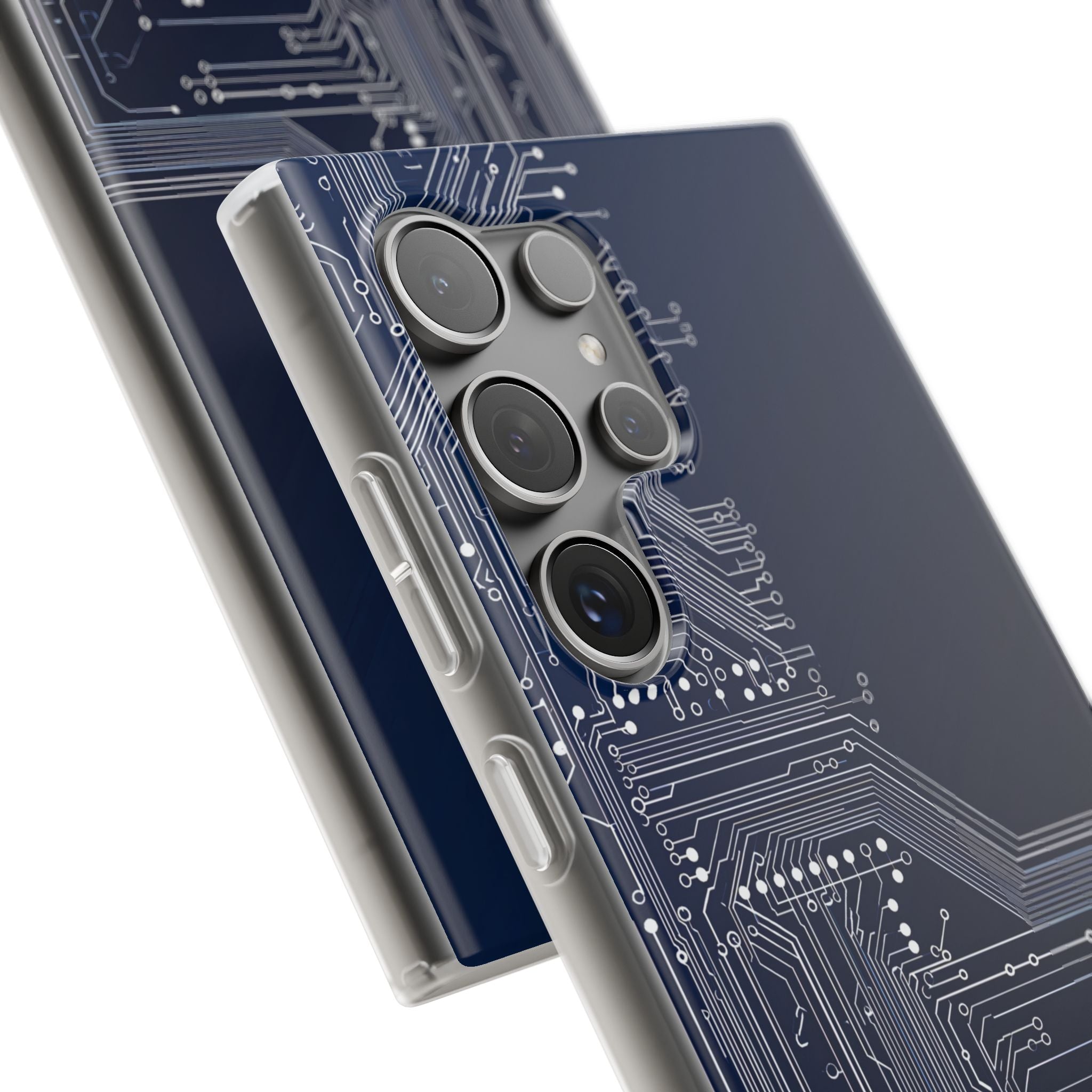 Blue Lite Phone Case for Samsung - Cobalt Data Stream