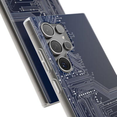 Blue Lite Phone Case for Samsung - Cobalt Data Stream
