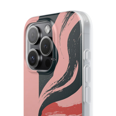 Pink Lite Phone Case for iPhone - Cinder Rose Plume