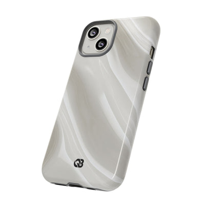 Liquid Enamel Fold · Tough Phone Case for iPhone · White