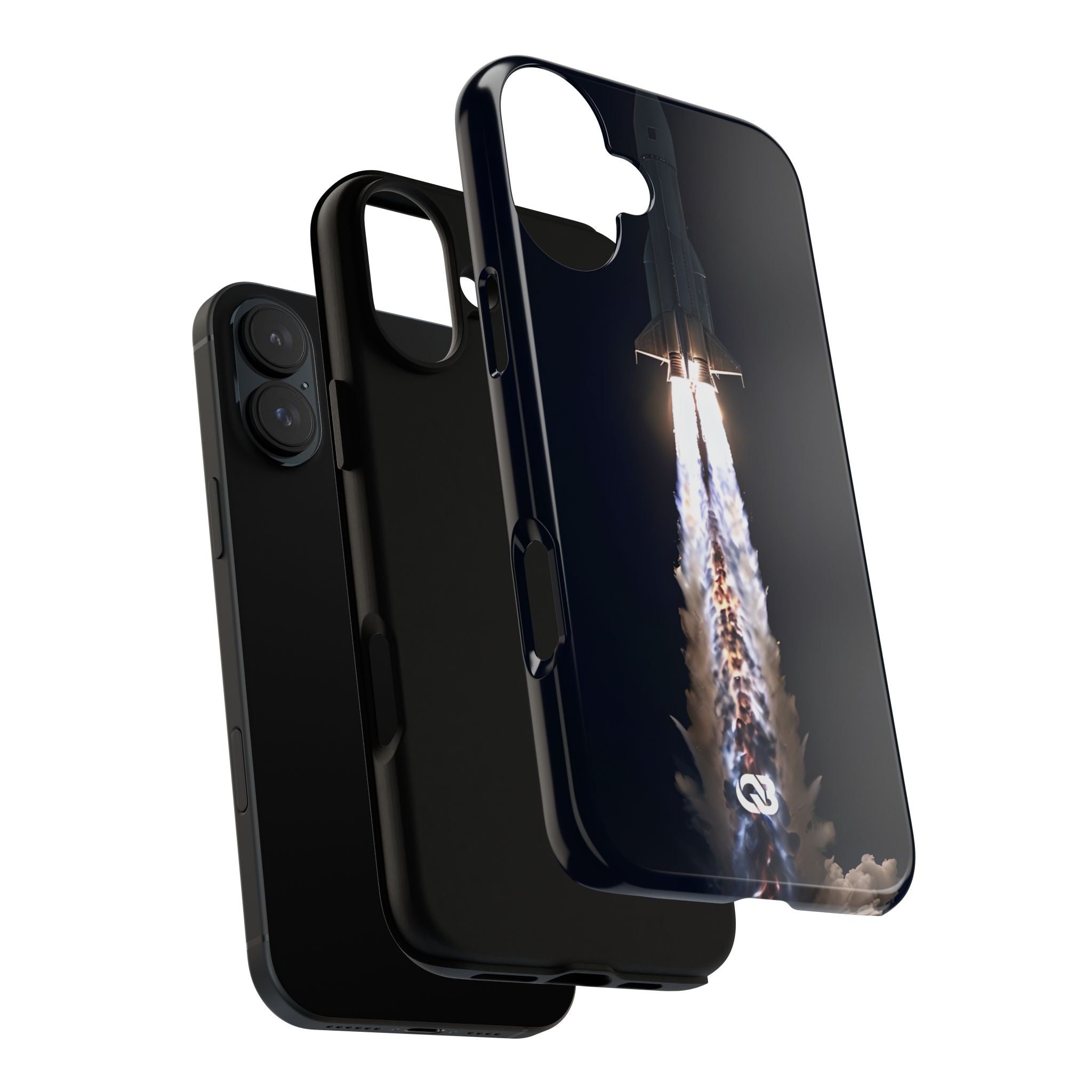 Obsidian Rocket Ascent · Tough Phone Case for iPhone