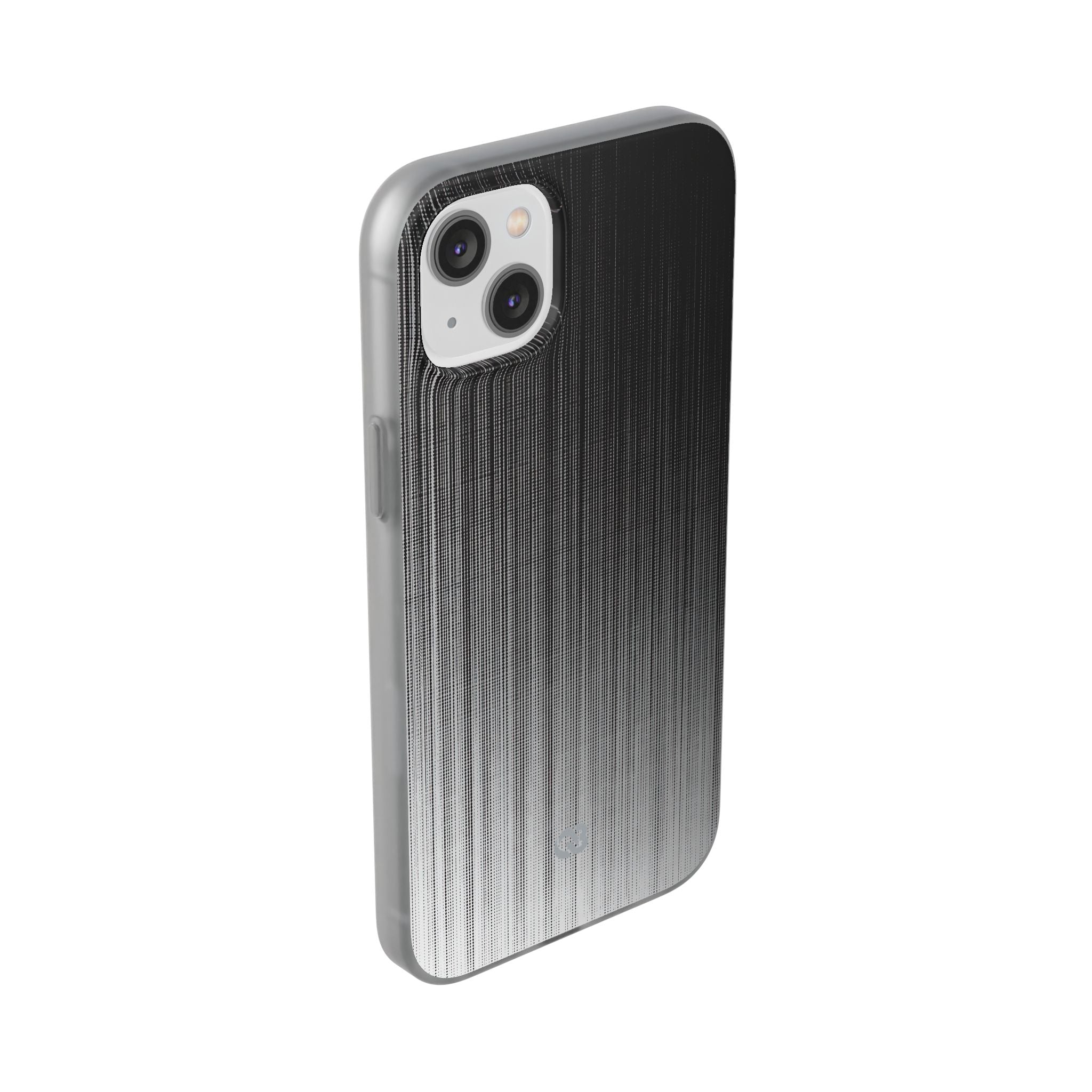 Grey Lite Phone Case for iPhone - Static Vertical Dither