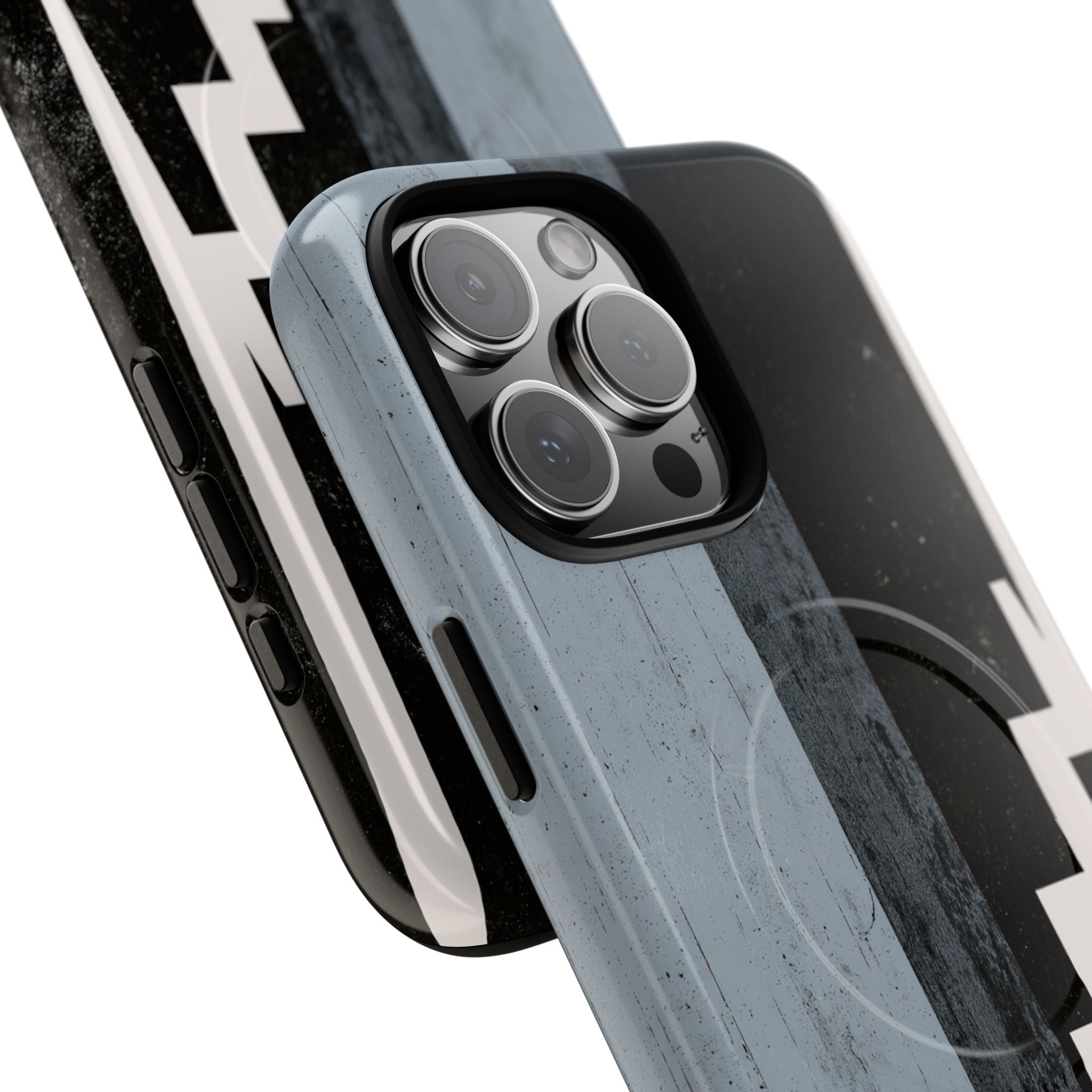 Grey Tough 2.0 Magsafe Phone Case for iPhone - Industrial Concrete Void