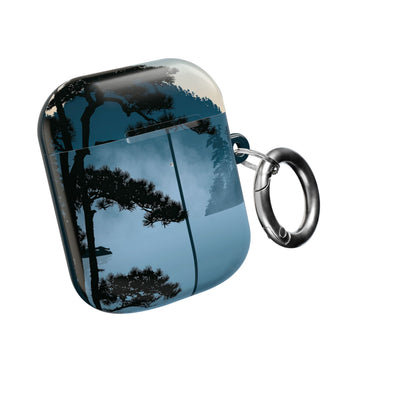 Misty Pine Horizon · Hard Case for AirPods & AirPods Pro · Teal