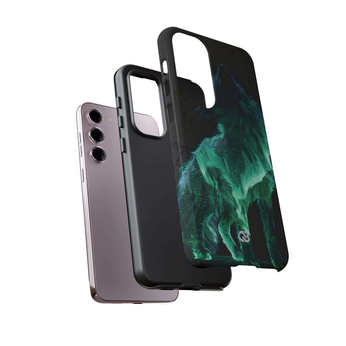 Nordic Aurora Fox · Tough Phone Case for Samsung · Teal