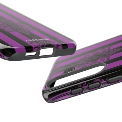 Damask Elegance Purple Samsung S25 Plus Case - Tough
