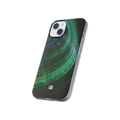 Orbital Data Stream · Lite Phone Case for iPhone ·  Green