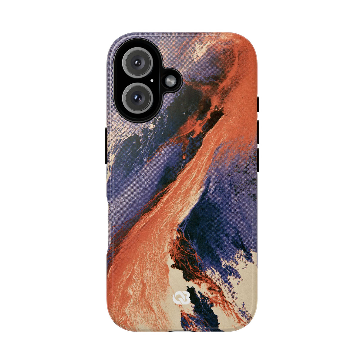 Solar Aura Drift · Tough Phone Case for iPhone · Orange