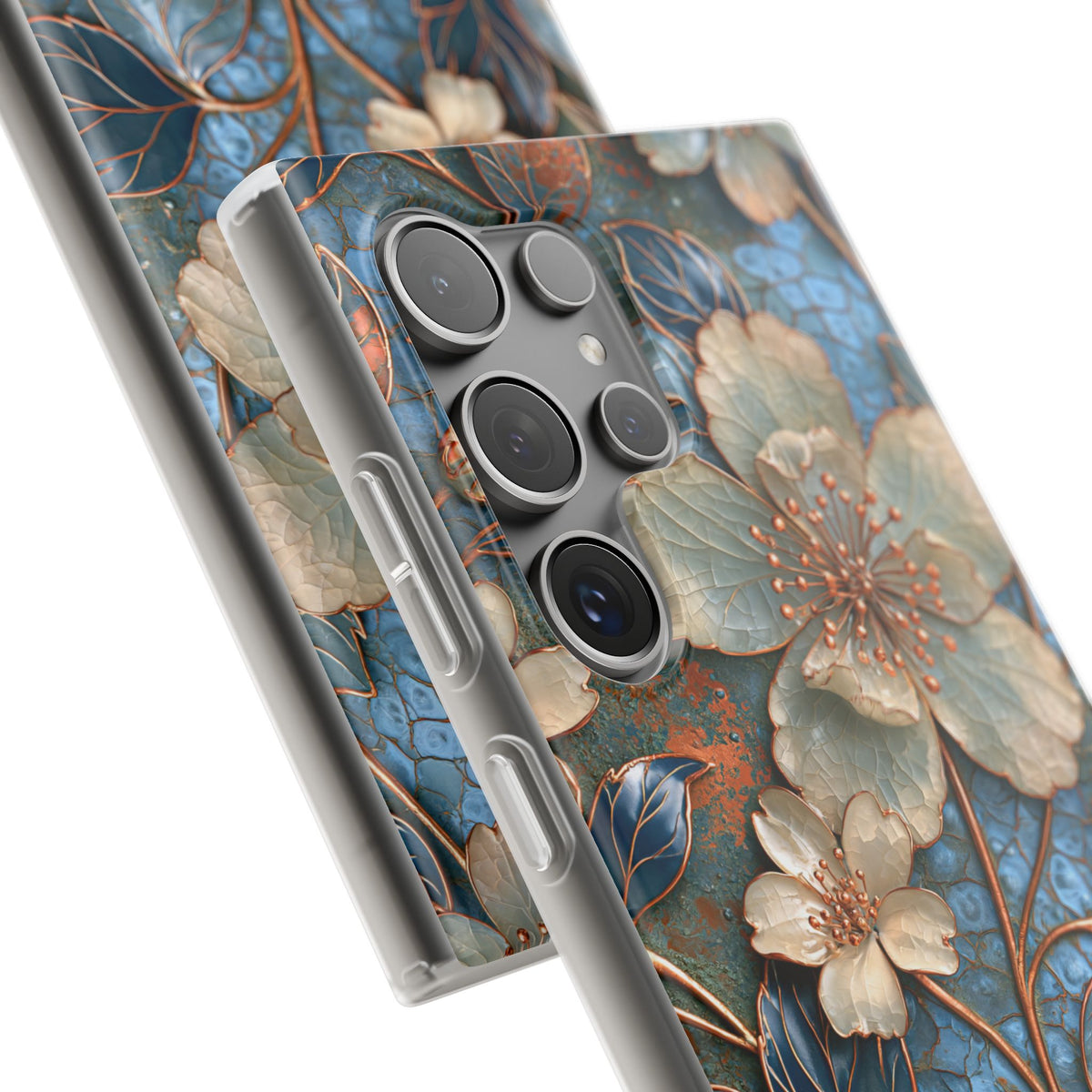 Gilded Blossom Reverie · Lite Phone Case for Samsung · Teal