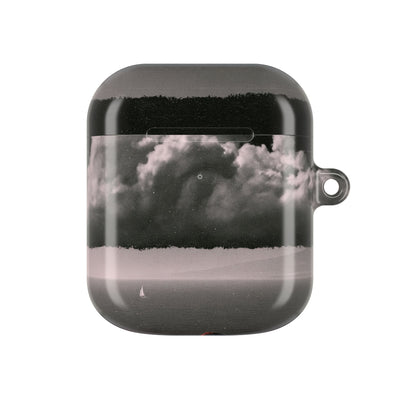 Crimson Horizon · Hard Case for AirPods & AirPods Pro · Black