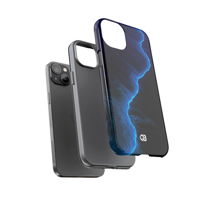 Electric Azure Drift · Tough Phone Case for iPhone · Blue