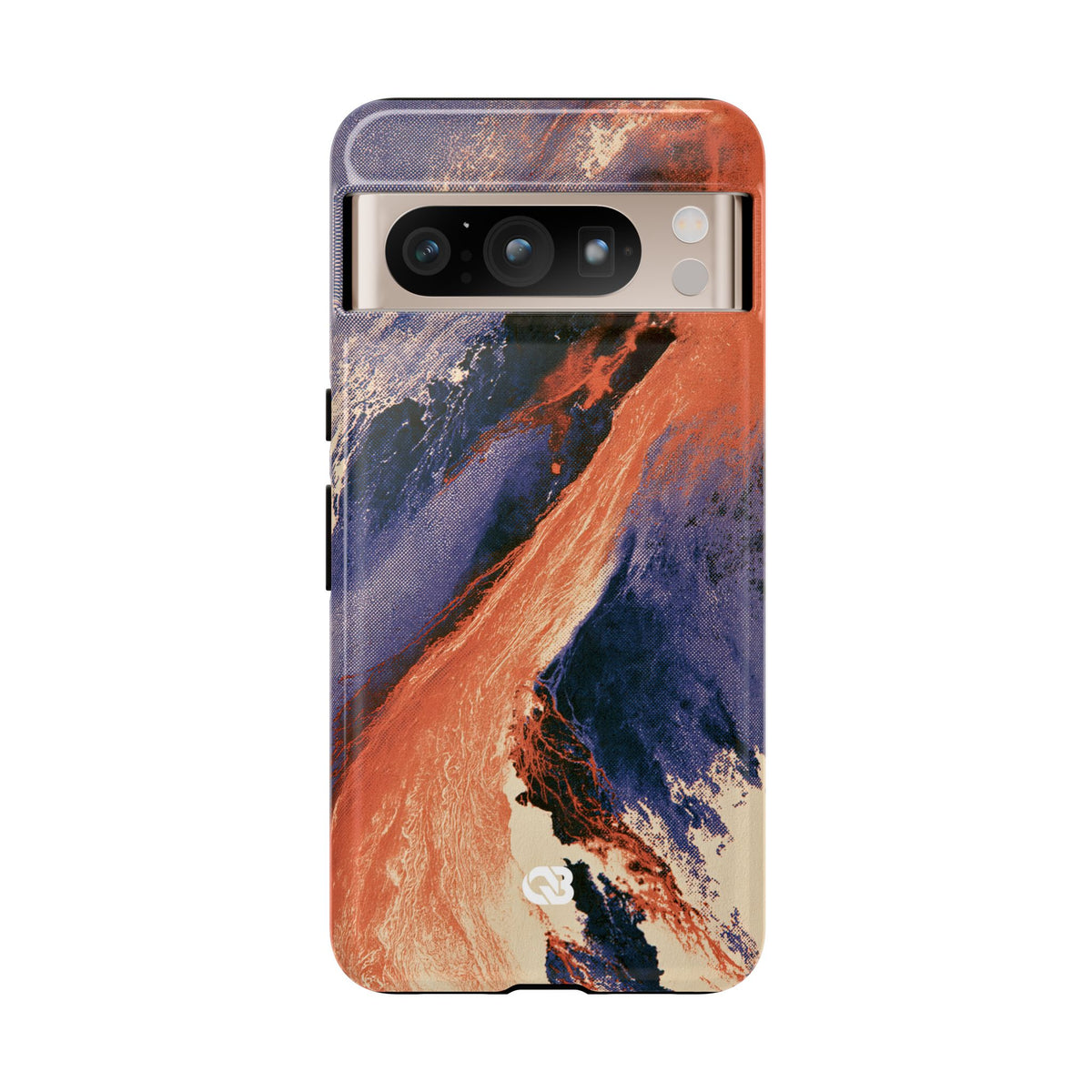 Solar Aura Drift · Tough Phone Case for Pixel ·  Orange