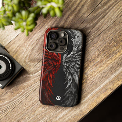 Split Crimson Wing · Tough Phone Case for iPhone