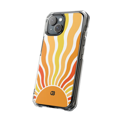 Amber Solar Waves · Impact Phone Case for iPhone · Magsafe