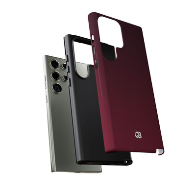Red Tough Phone Case for Samsung - Deep Sangria Gradient