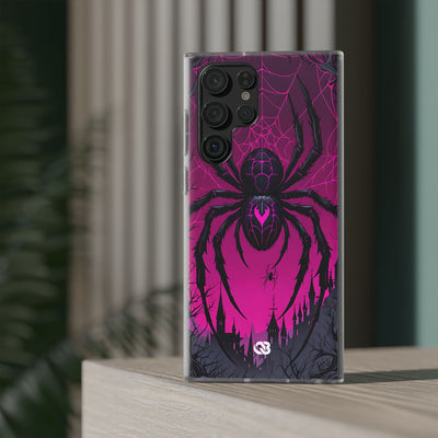Obsidian Neon Widow · Soft Custodia per Samsung