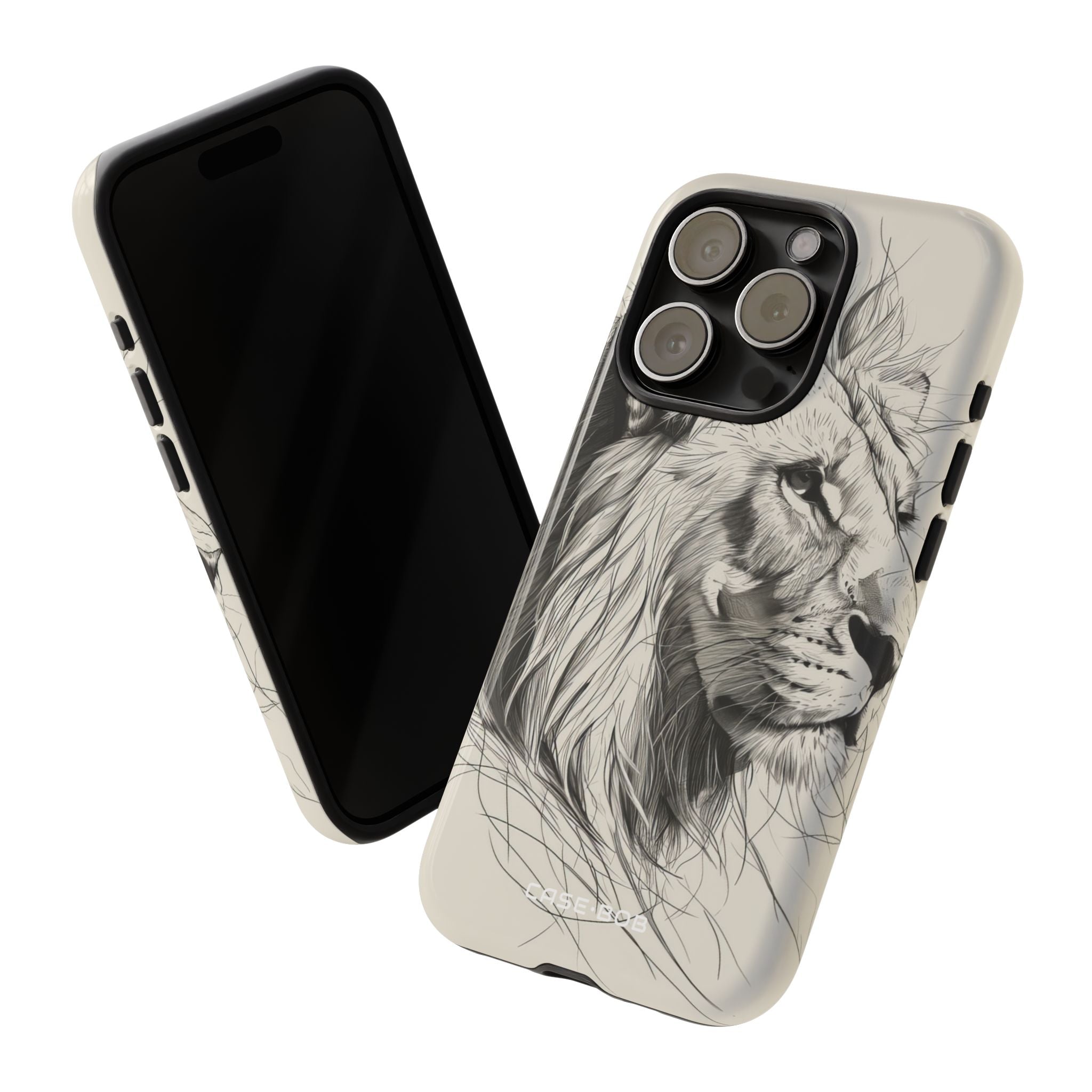Lion Flow iPhone 15 Pro - Kova suojakotelo