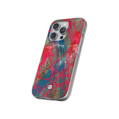Neon Static Drip · Lite Phone Case for iPhone ·  Pink