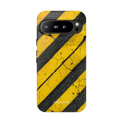 Gelber Streifen Abnutzung Google Pixel 9 Pro XL Case - Tough