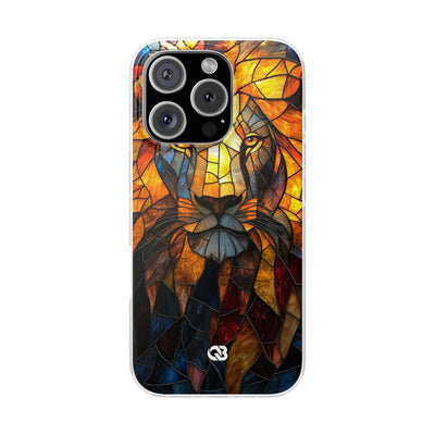 Amber Glass Lion · Soft Phone Case for iPhone