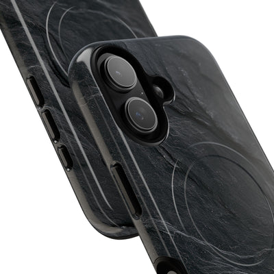 Dark Slate Strata · Tough 2.0 Magnetic Phone Case for iPhone · Black
