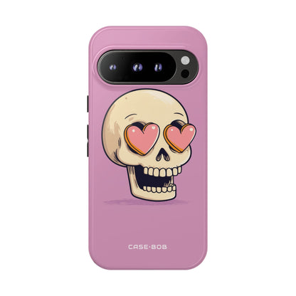 Heart Eyed Skull Google Pixel 9 Pro Case - Tough