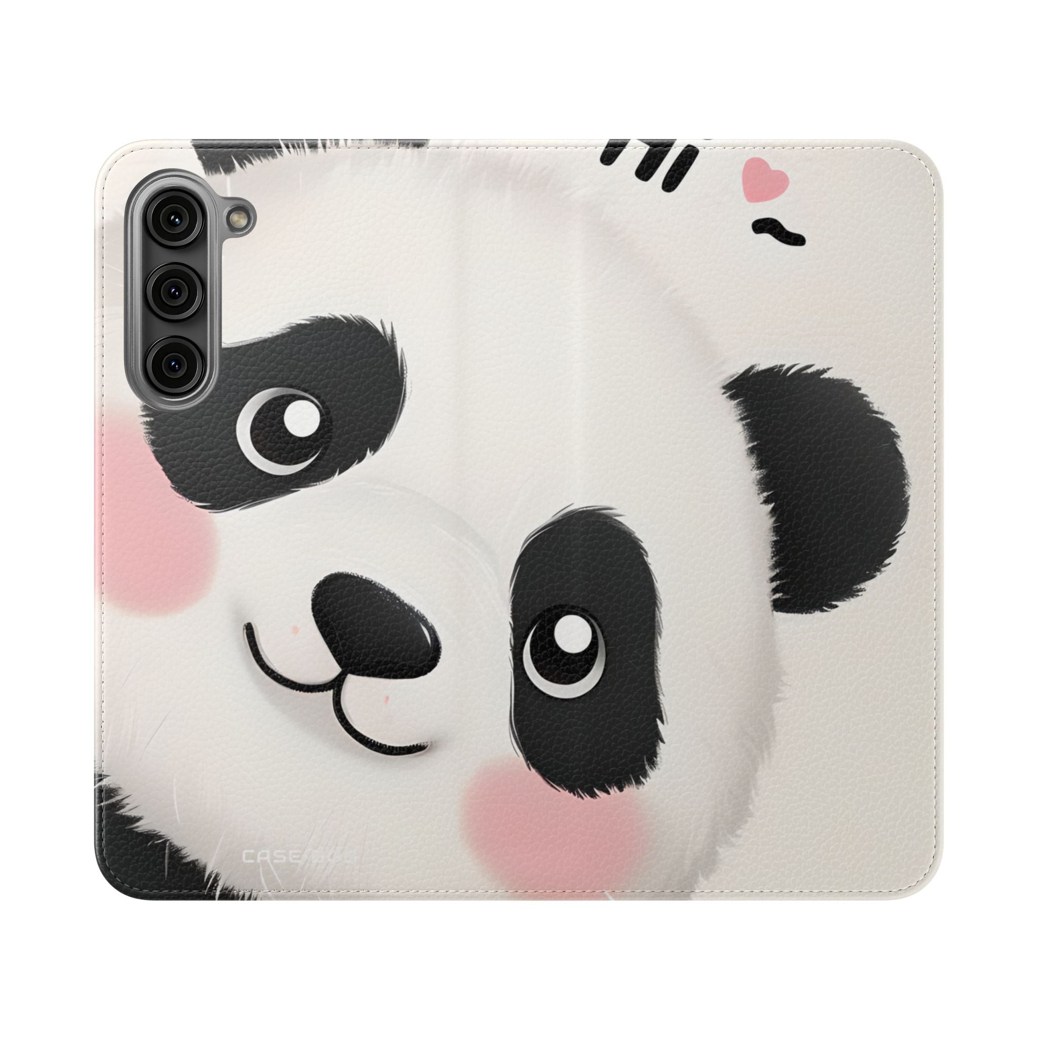 Peeking Panda Blush - Samsung S23+ Case - Wallet