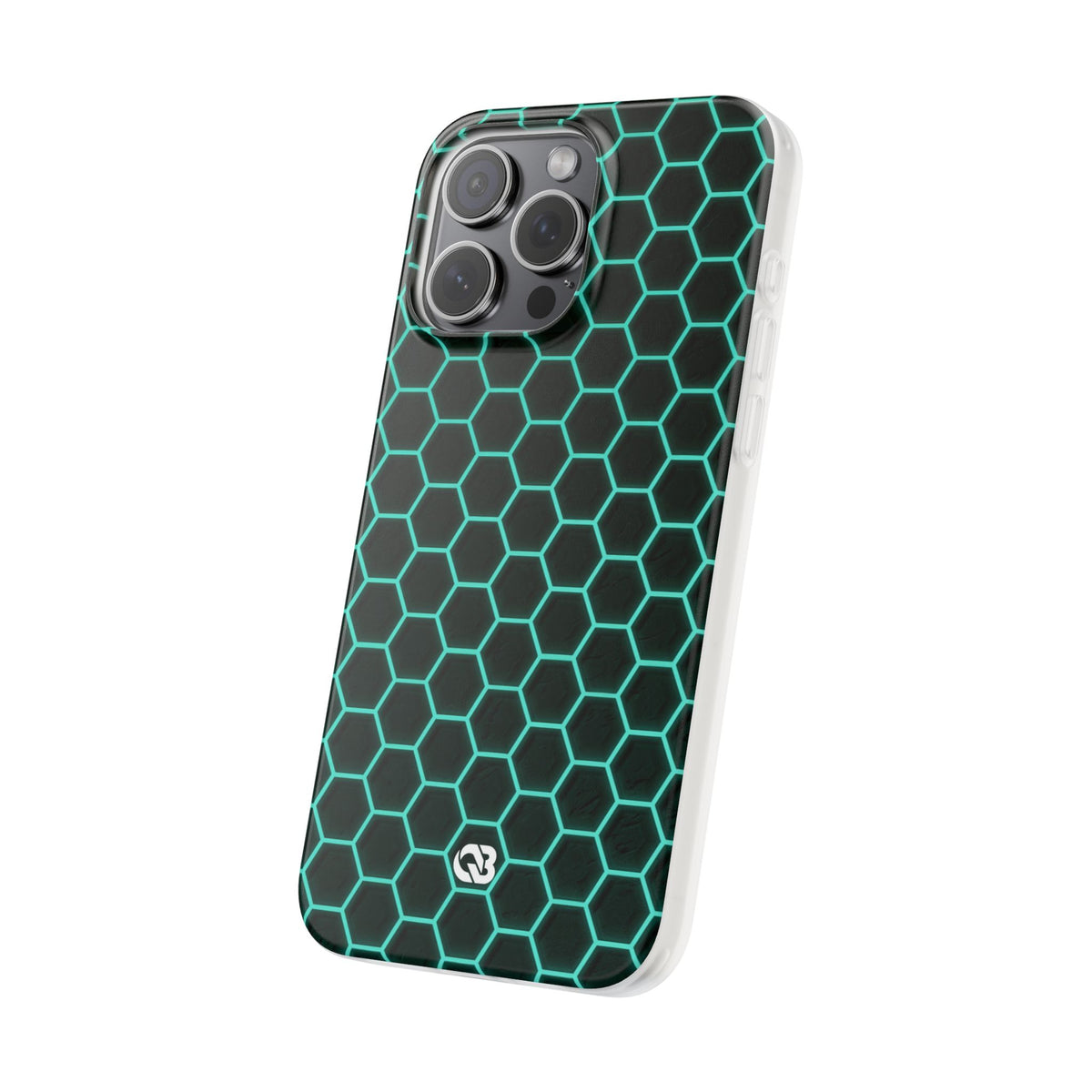 Neon Hex Spectrum · Lite Phone Case for iPhone ·  Teal
