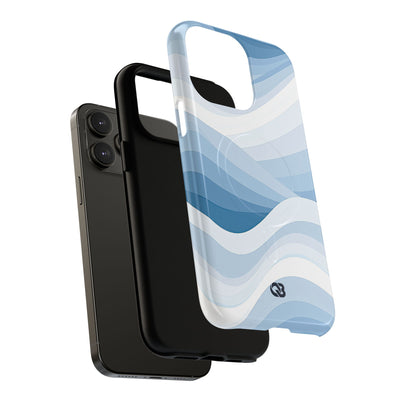 Blue Tough 2.0 Magsafe Phone Case for iPhone - Glacial Indigo Flow