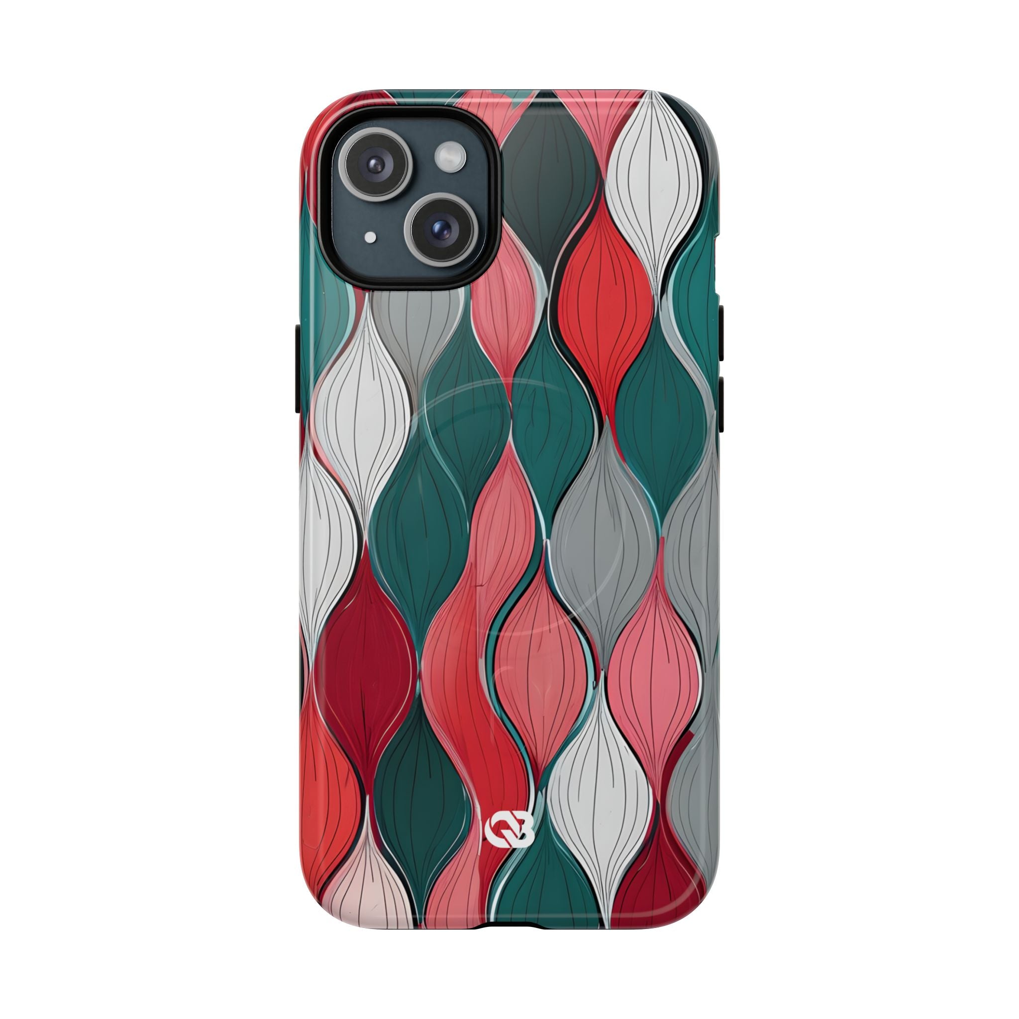 Slate Rose Ripple · Tough+ Hoesje voor iPhone · Magsafe