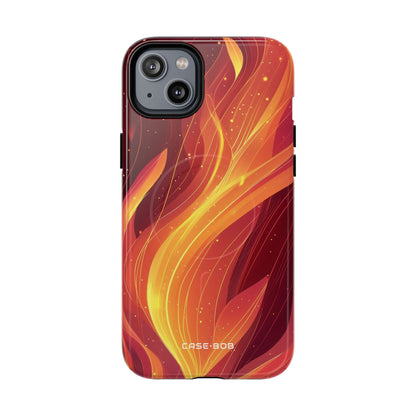 Flaming Flow iPhone 14 Plus Skal - Tough+