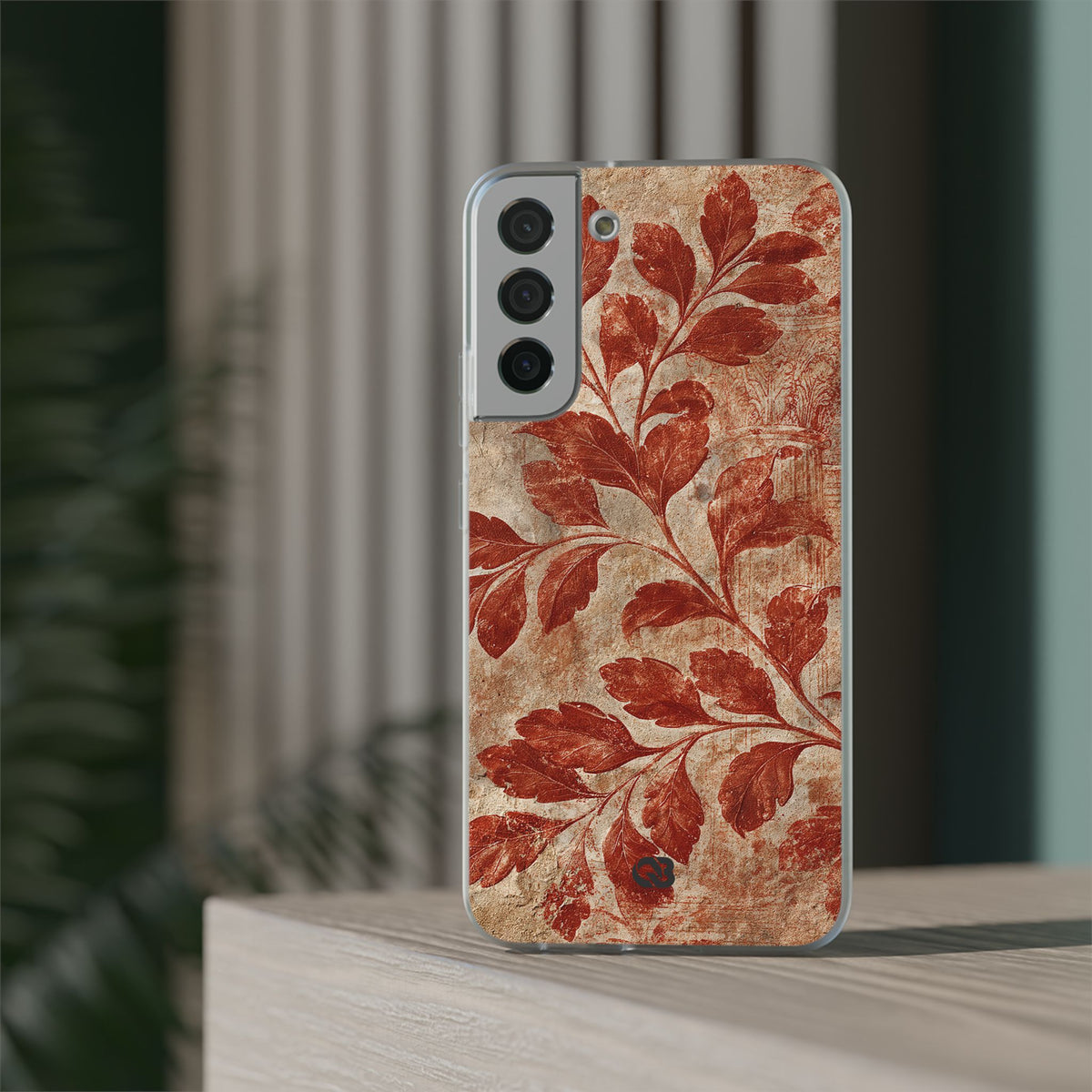 Terracotta Botanical Fresco · Lite Phone Case for Samsung · Red