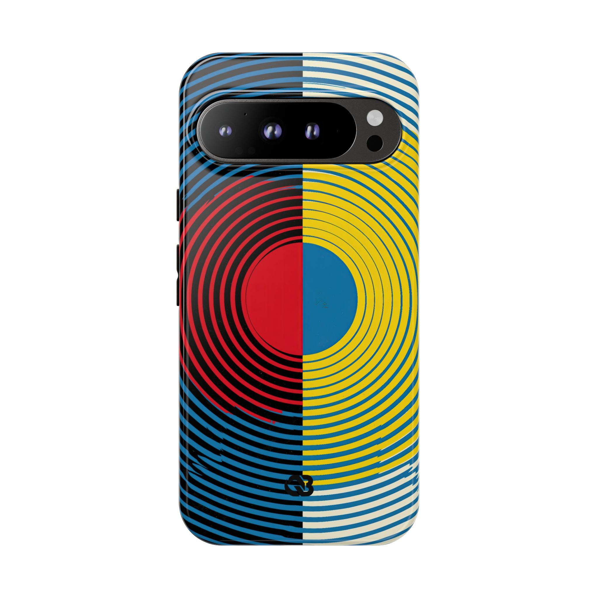 Blue Tough Phone Case for Google Pixel - Primary Circuit Orbit
