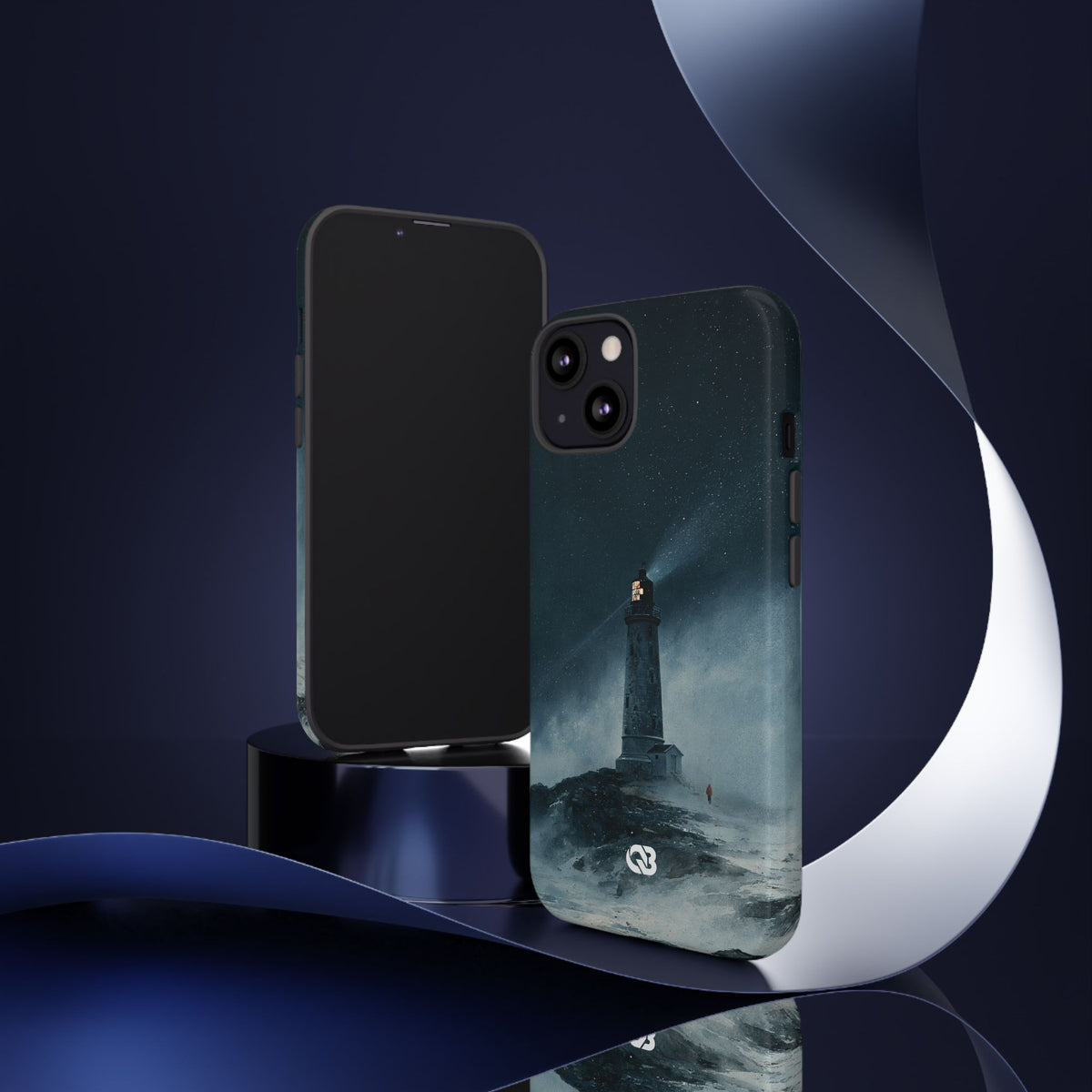 Nordic Coastal Beacon · Tough Phone Case for iPhone · Blue