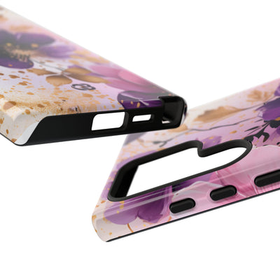 Gilded Violet Bloom · Tough Phone Case for Samsung