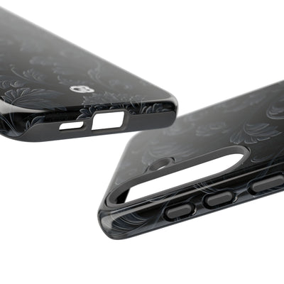 Obsidian Damask · Tough Phone Case for Samsung · Black