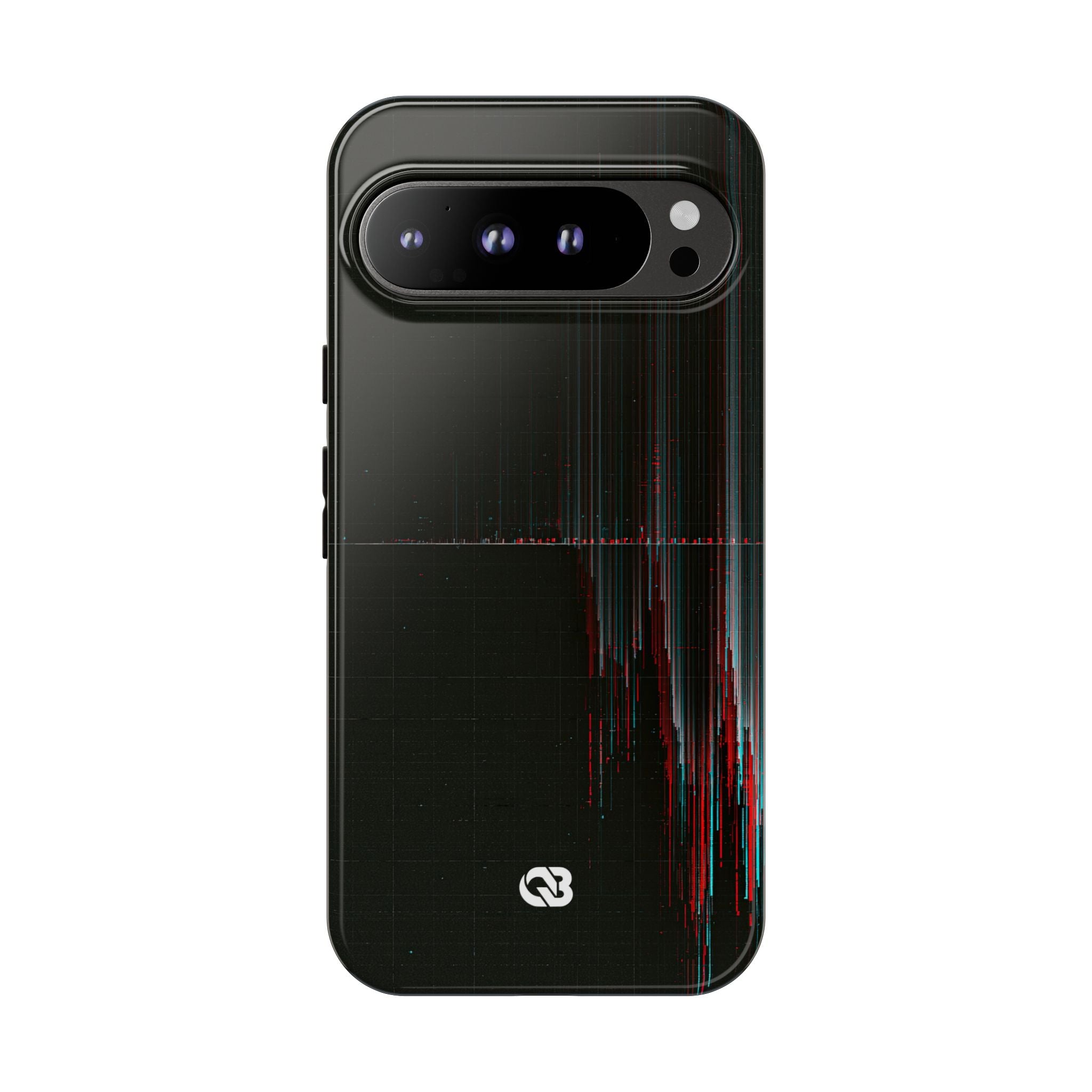 Black Tough Phone Case for Google Pixel - Corrupted Data Stream