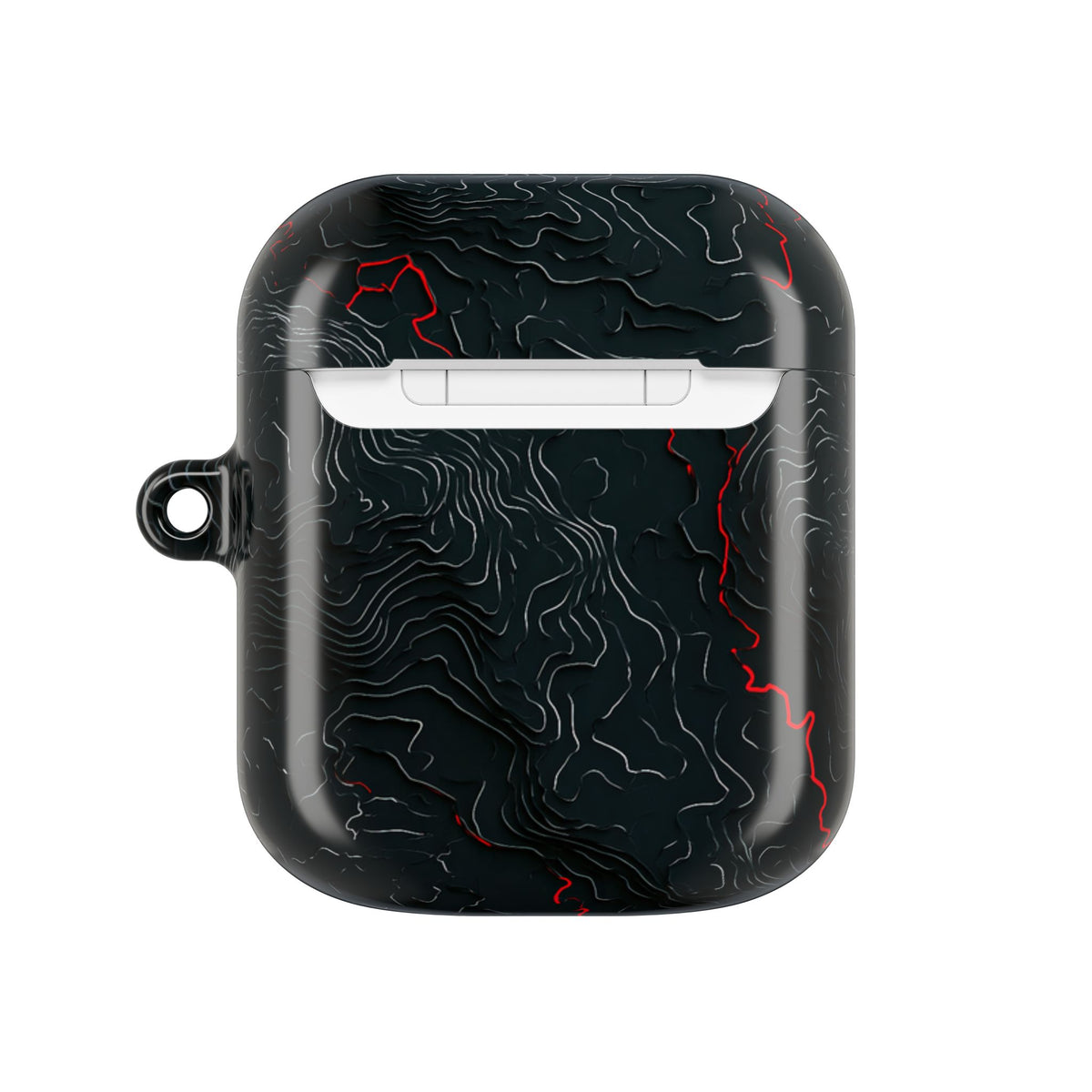 Crimson Rift · Hard Case for AirPods & AirPods Pro · Black