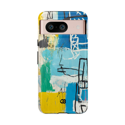 Azure Urban Scribble · Tough Phone Case for Google Pixel