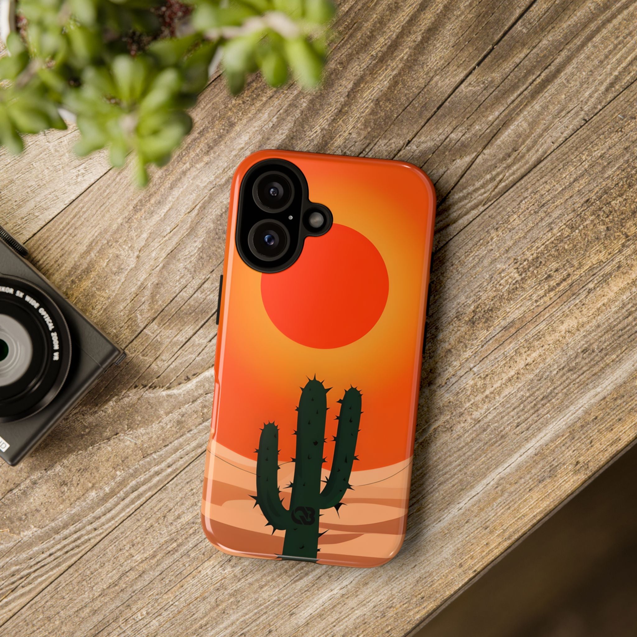 Scorched Saguaro Sunset · Tough Phone Case for iPhone