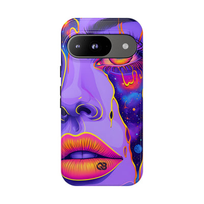 Violet Cosmic Gaze · Tough Phone Case for Google Pixel