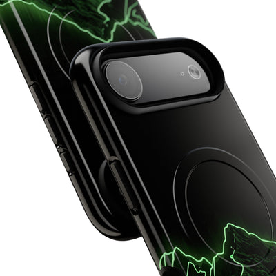 Nordic Mountain Contour · Tough 2.0 Magnetic Phone Case for iPhone · Black