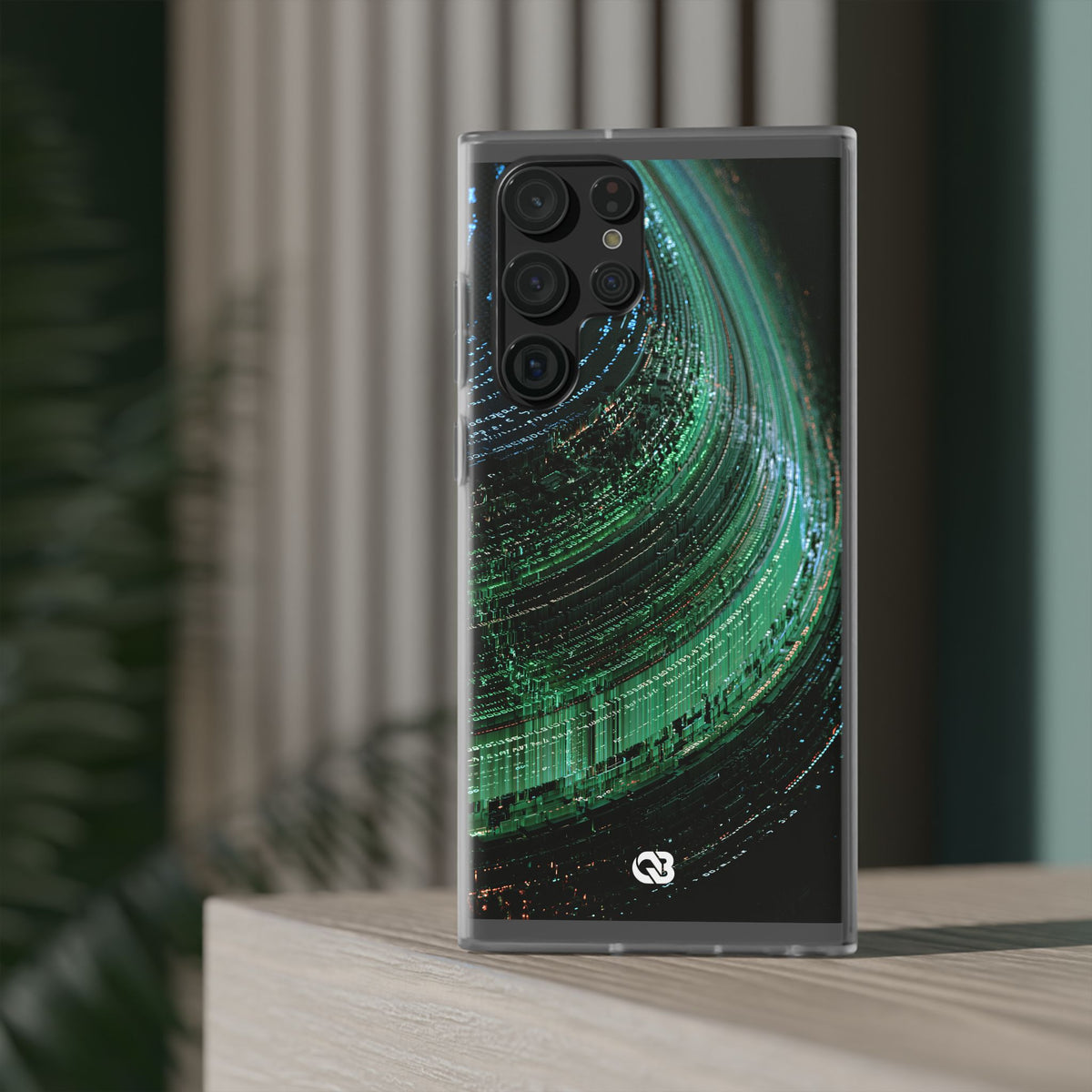 Orbital Data Stream · Lite Phone Case for Samsung · Green