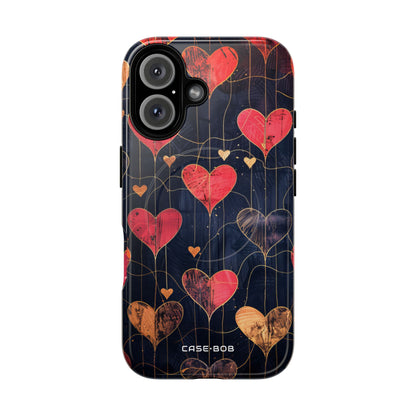 Golden Hearts Network iPhone 16 Case - Tough+