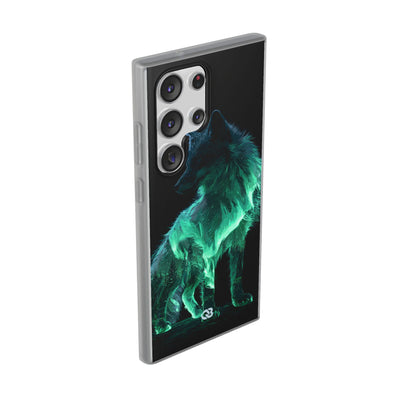 Nordic Aurora Fox · Lite Phone Case for Samsung · Teal