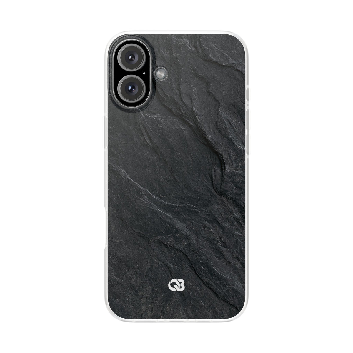 Dark Slate Strata · Lite Phone Case for iPhone ·  Black